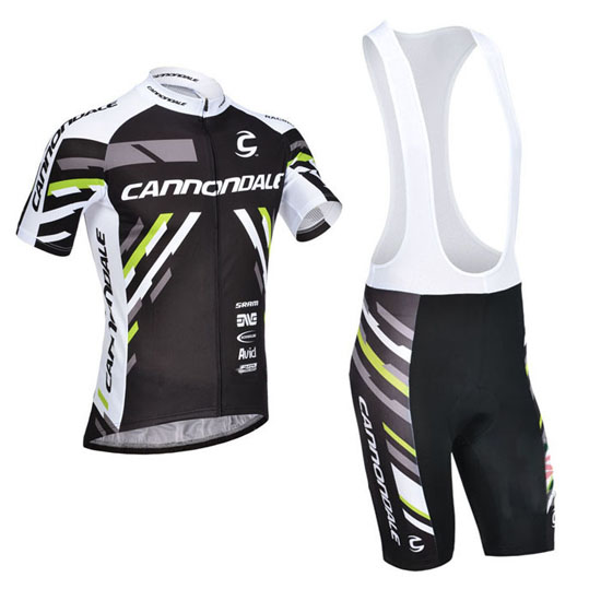 2013 Maillot Cannondale Tirantes Mangas Cortas Negro